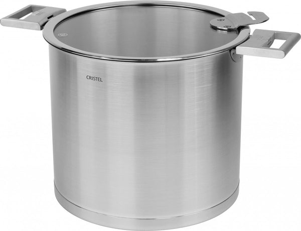 CRISTEL Extras collection, 6 x 11 Asparagus Pot, 18-10 stainless Ste