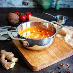 Tomato and coconut milk soup