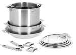 13 Piece stainless steel set