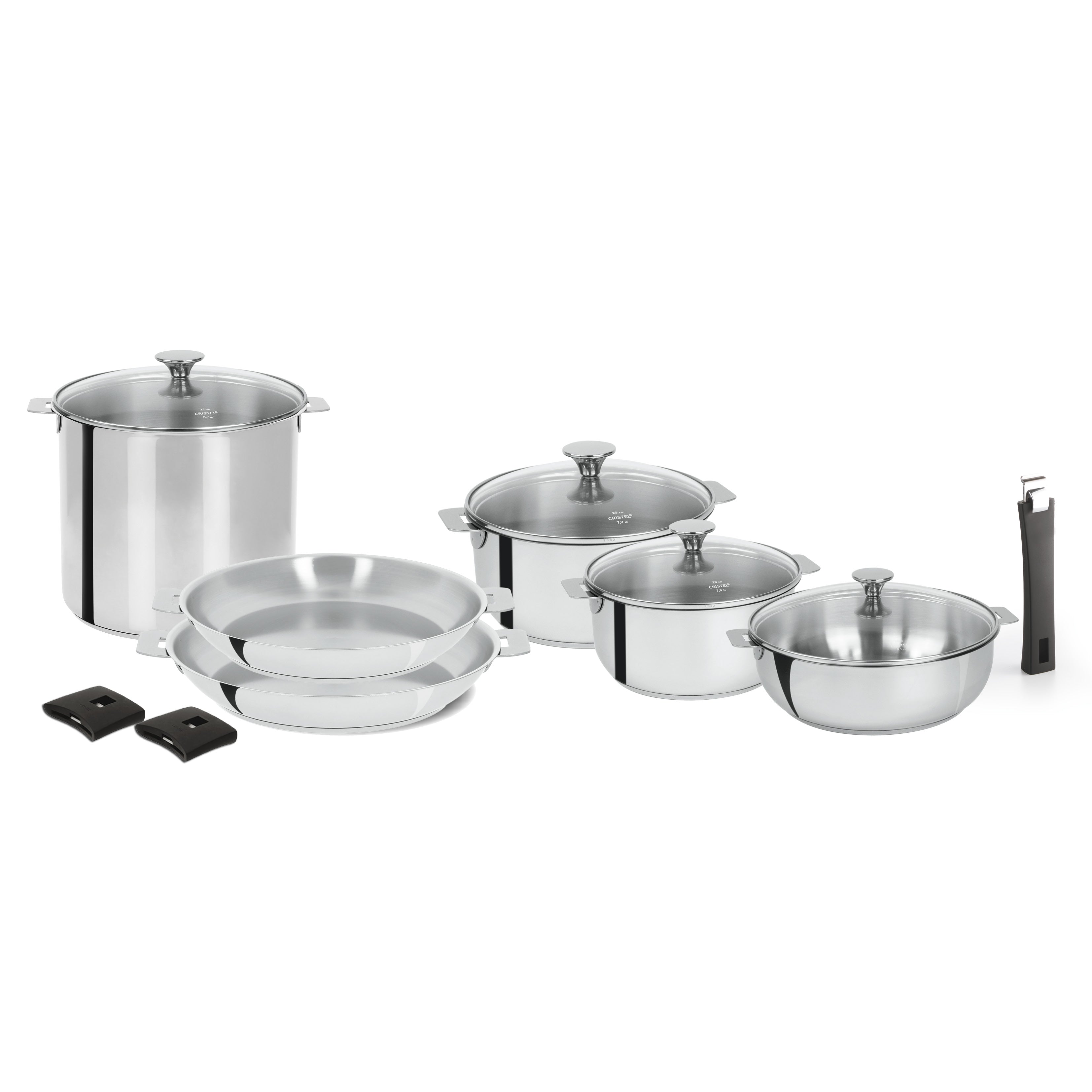 Trending to!🤍 3 Piece Cookware Set with Detachable Handle🍳 Ilang