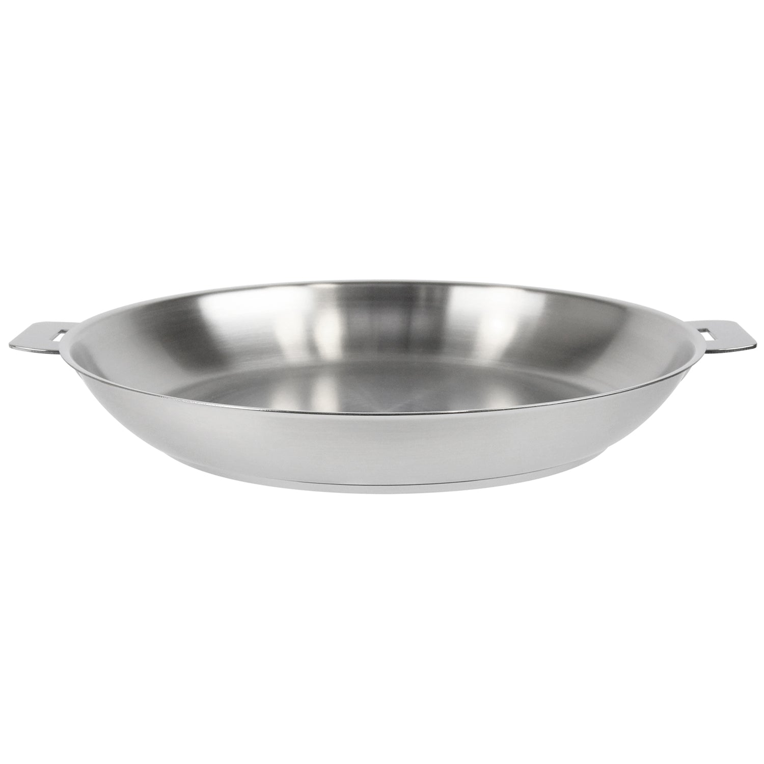Stainless pancake pan - Exceliss non-stick coating - Removable Mutine -  Mutine removable handle, Crepepan - Cristel