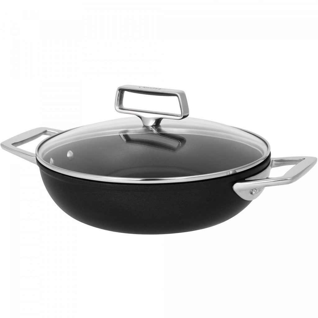 Cristel Castel Pro Ultralu 12 in. Non-Stick Fry Pan Anodized Aluminum  Frying Pan P30CPFAE - The Home Depot